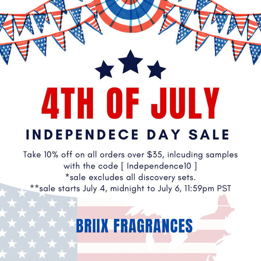 Flash Sale during long weekend to celebrate Independence Day!