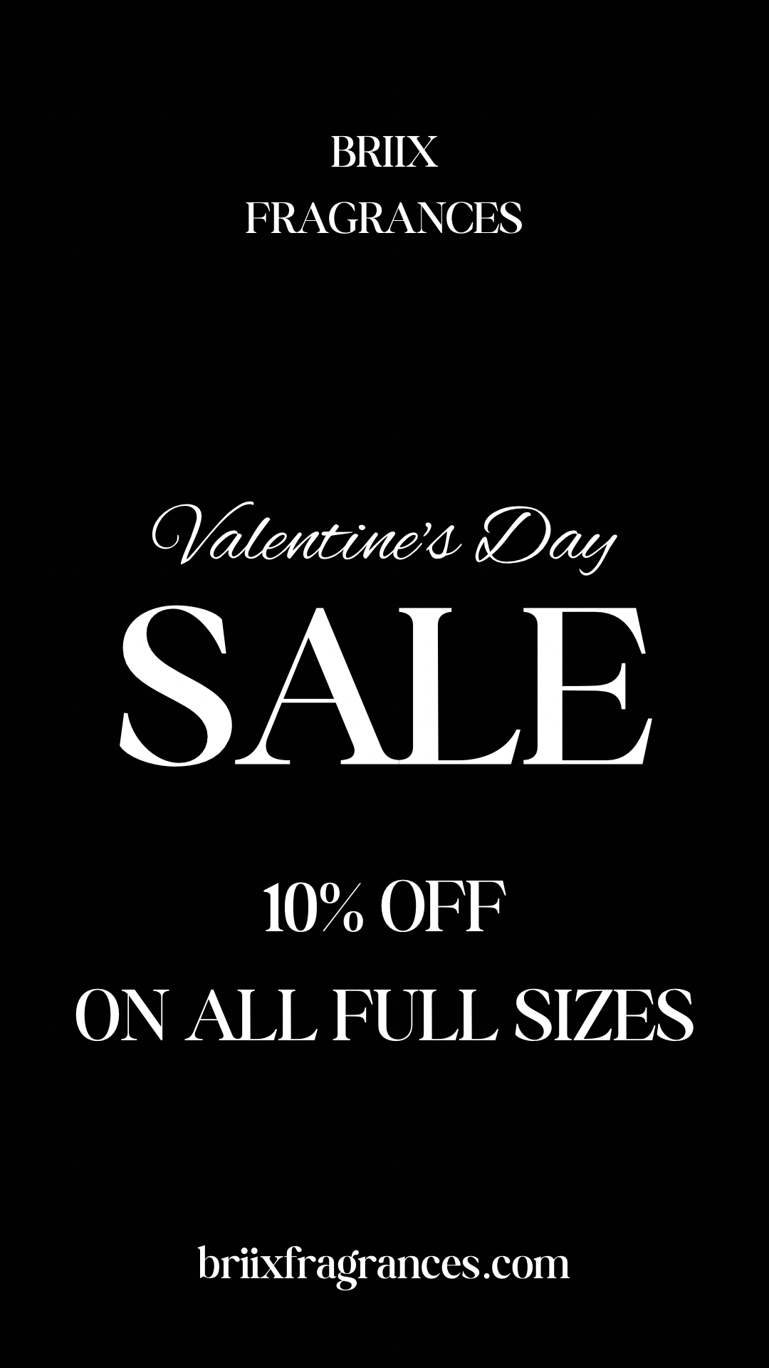 We are holding Valentine’s Day Sale!